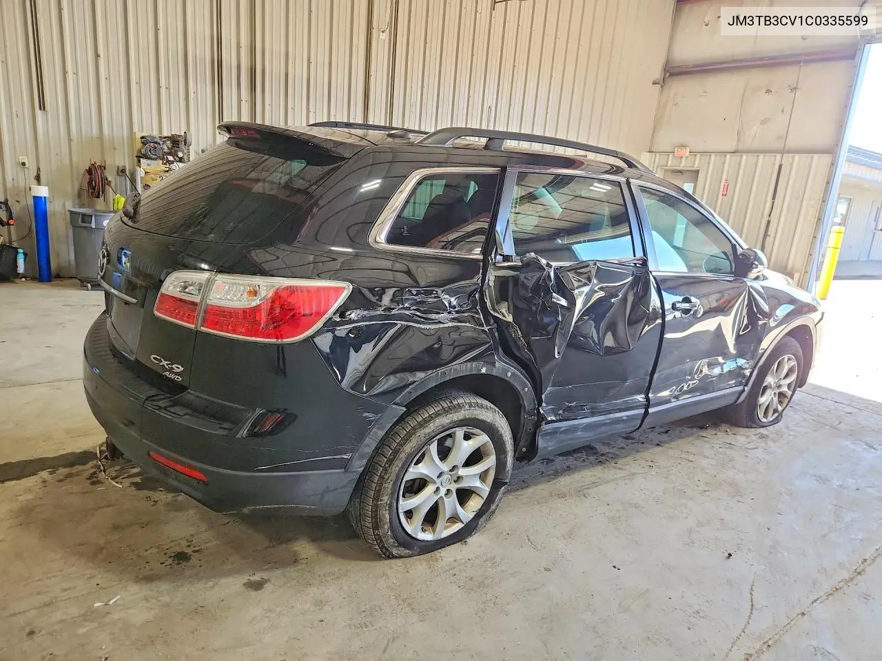 2012 MAZDA CX-9 VIN JM3TB3CV1C0335599 — фото 3