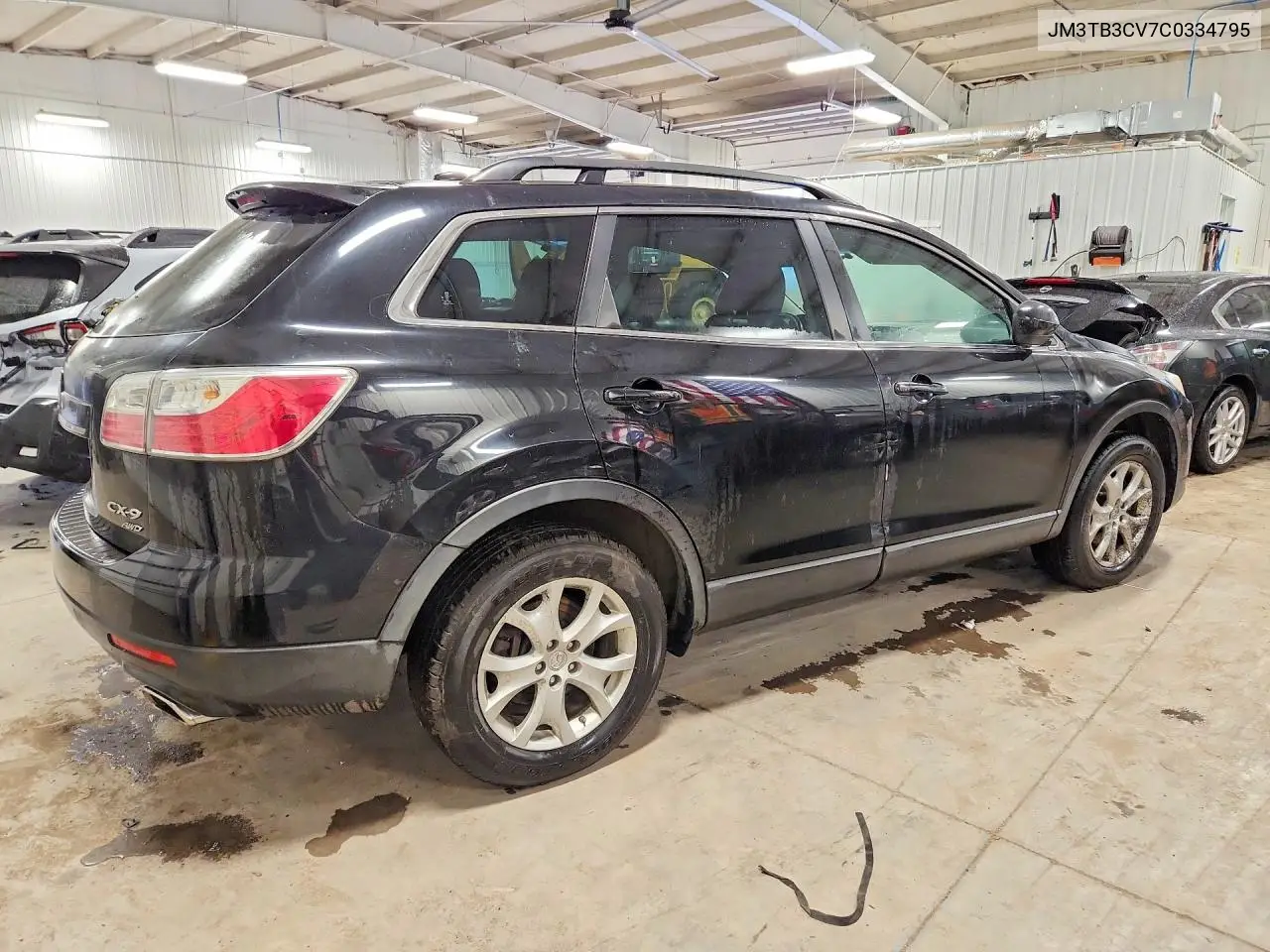 2012 MAZDA CX-9 VIN JM3TB3CV7C0334795 — фото 3