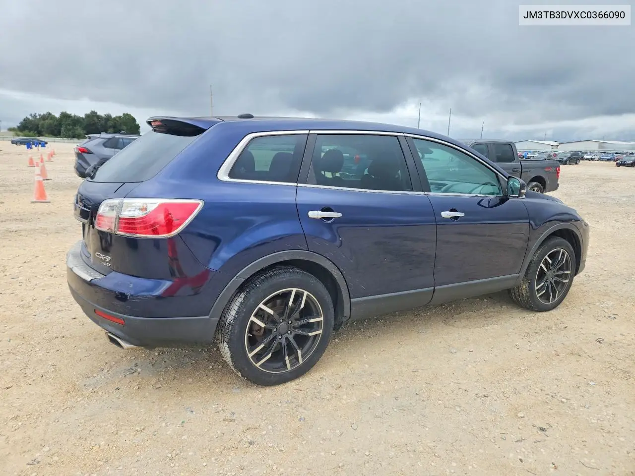2012 MAZDA CX-9 VIN JM3TB3DVXC0366090 — фото 3