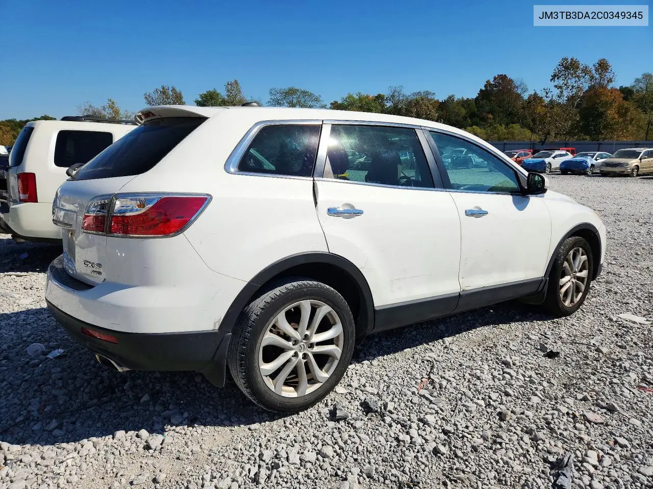 2012 MAZDA CX-9 VIN JM3TB3DA2C0349345 — фото 3