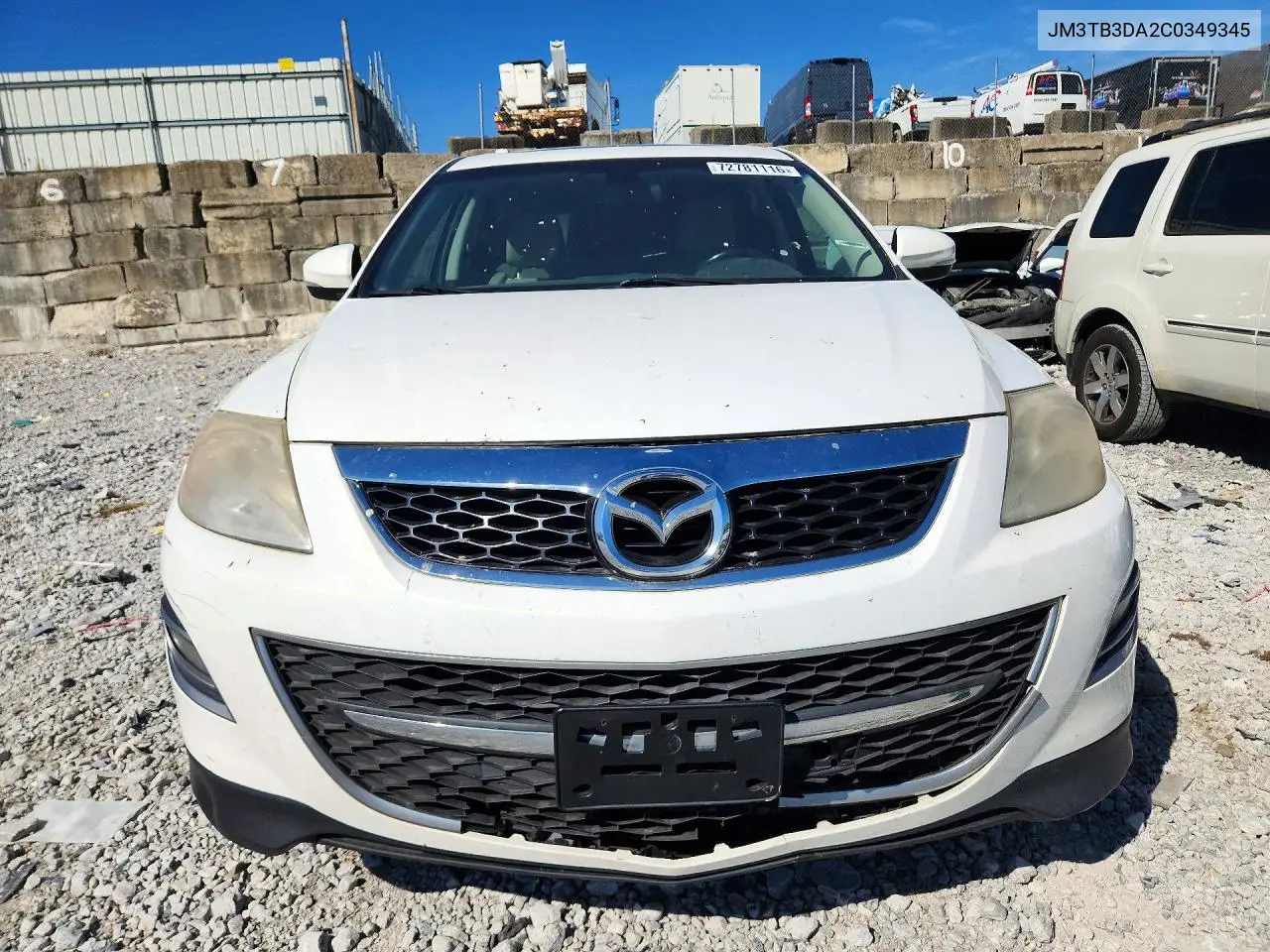 2012 MAZDA CX-9 VIN JM3TB3DA2C0349345 — фото 5