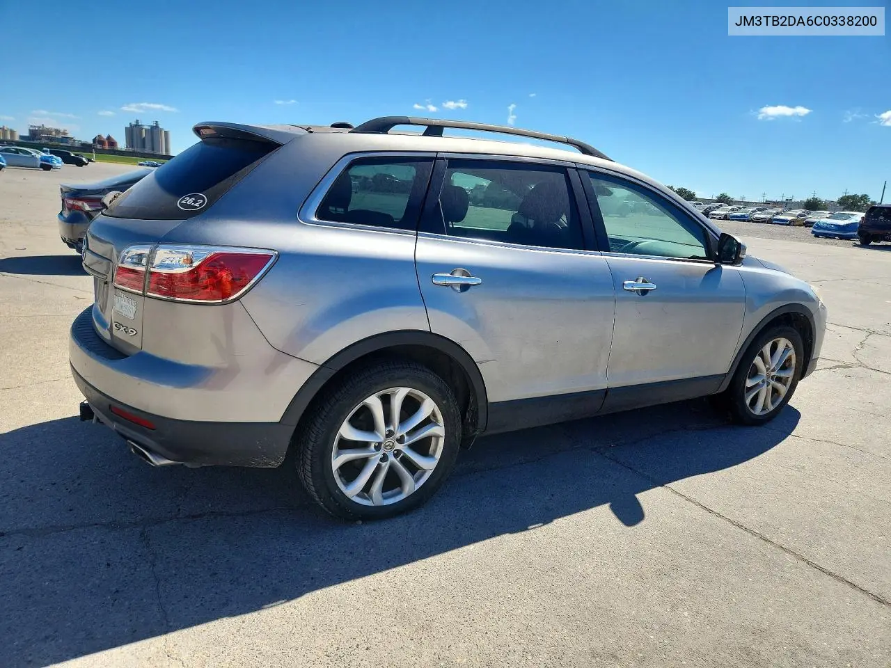 2012 MAZDA CX-9 VIN JM3TB2DA6C0338200 — фото 3