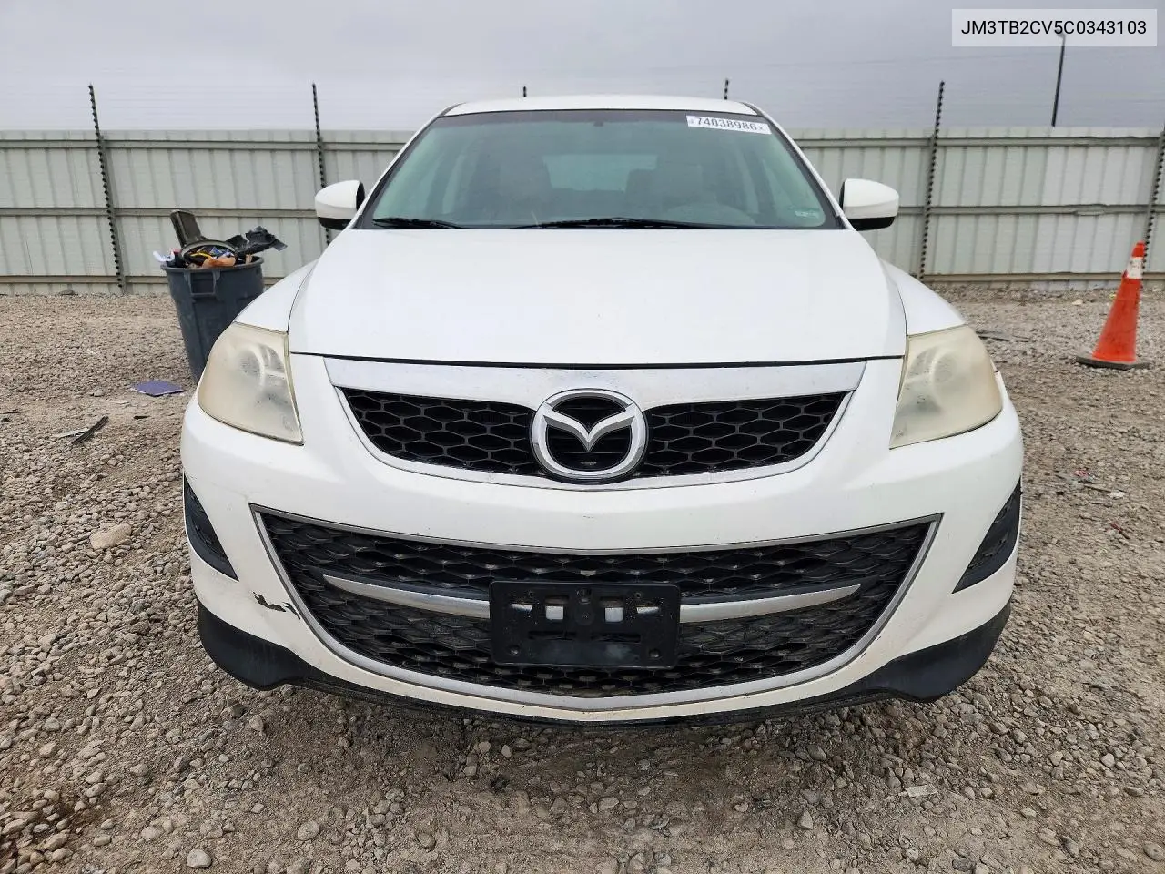 2012 MAZDA CX-9 VIN JM3TB2CV5C0343103 — фото 5