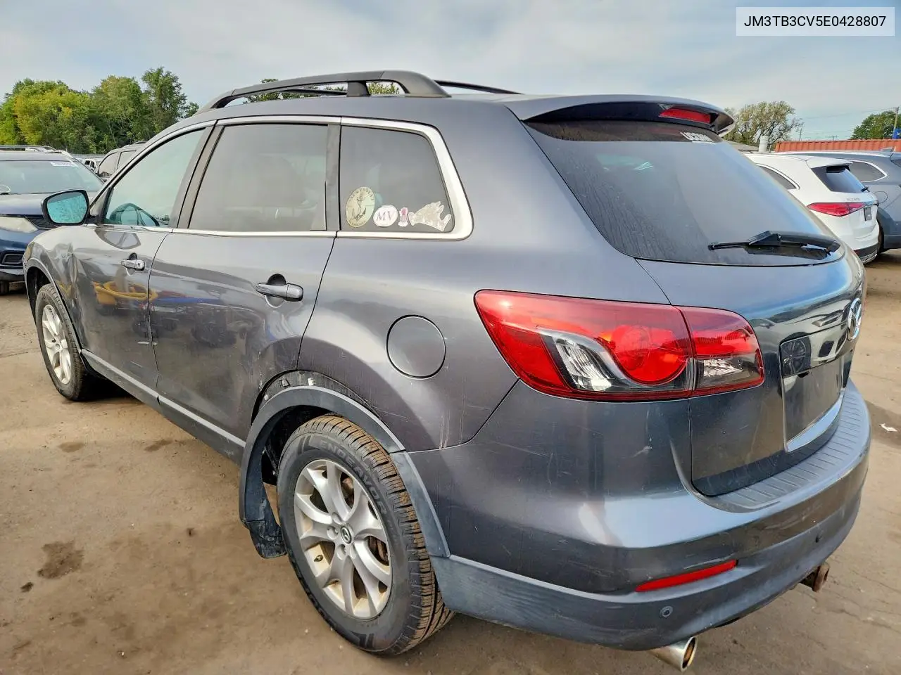 2014 MAZDA CX-9 VIN JM3TB3CV5E0428807 — фото 2