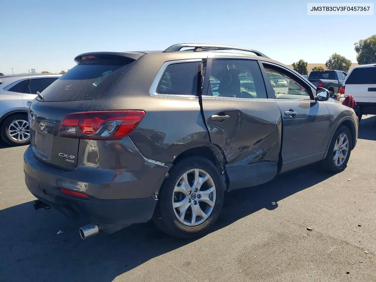 2015 MAZDA CX-9 VIN JM3TB3CV3F0457367 — фото 3