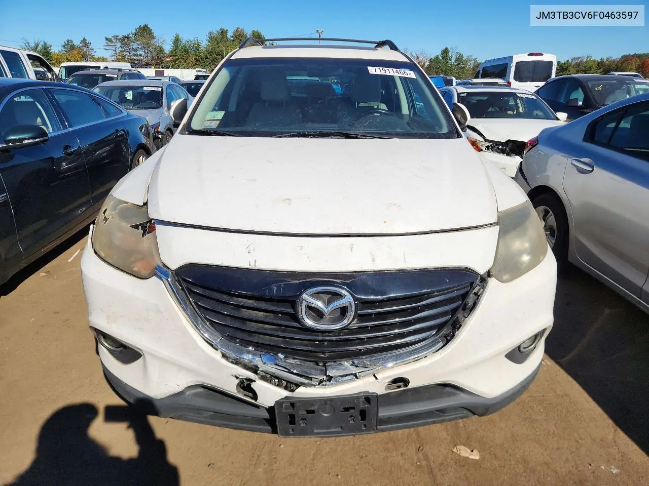 2015 MAZDA CX-9 VIN JM3TB3CV6F0463597 — фото 5