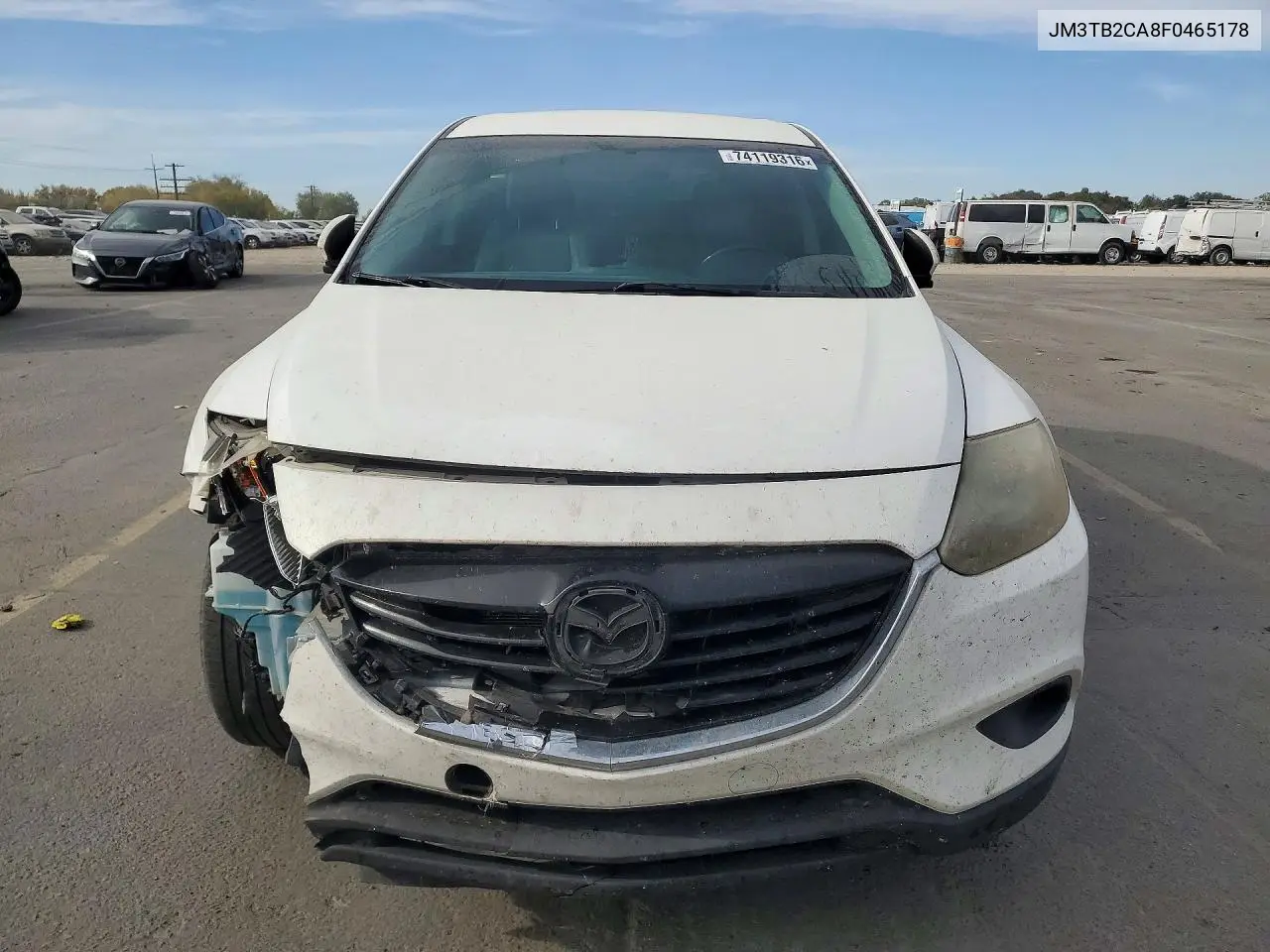 2015 MAZDA CX-9 VIN JM3TB2CA8F0465178 — фото 5