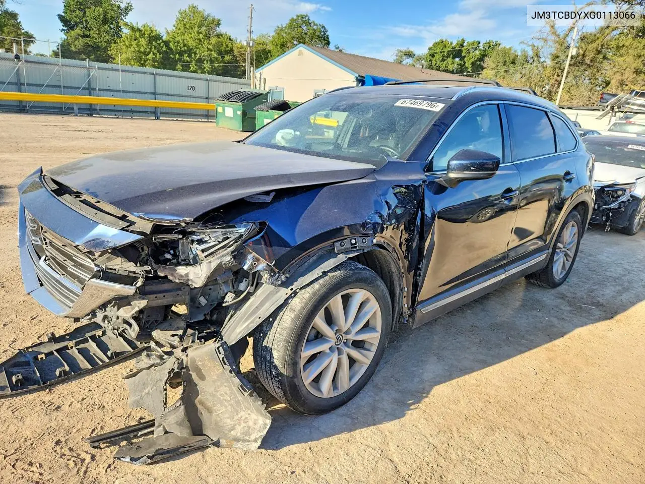 MAZDA CX-9 2016, VIN JM3TCBDYXG0113066