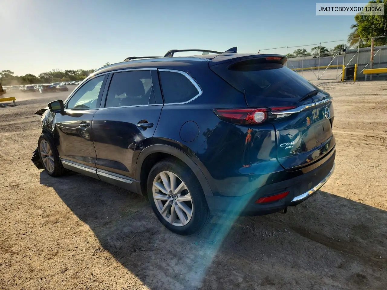 2016 MAZDA CX-9 VIN JM3TCBDYXG0113066 — фото 2