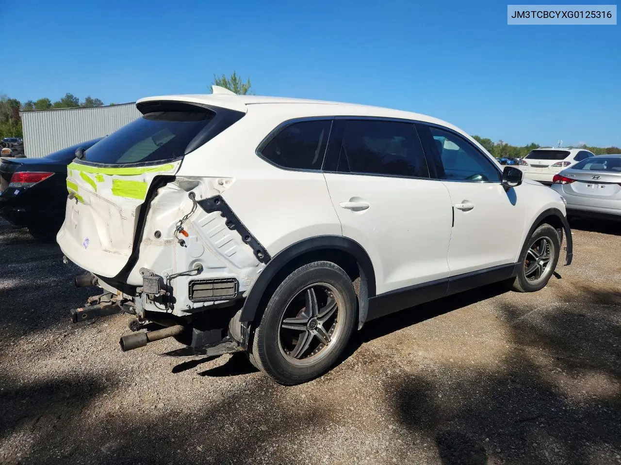 2016 MAZDA CX-9 VIN JM3TCBCYXG0125316 — фото 3