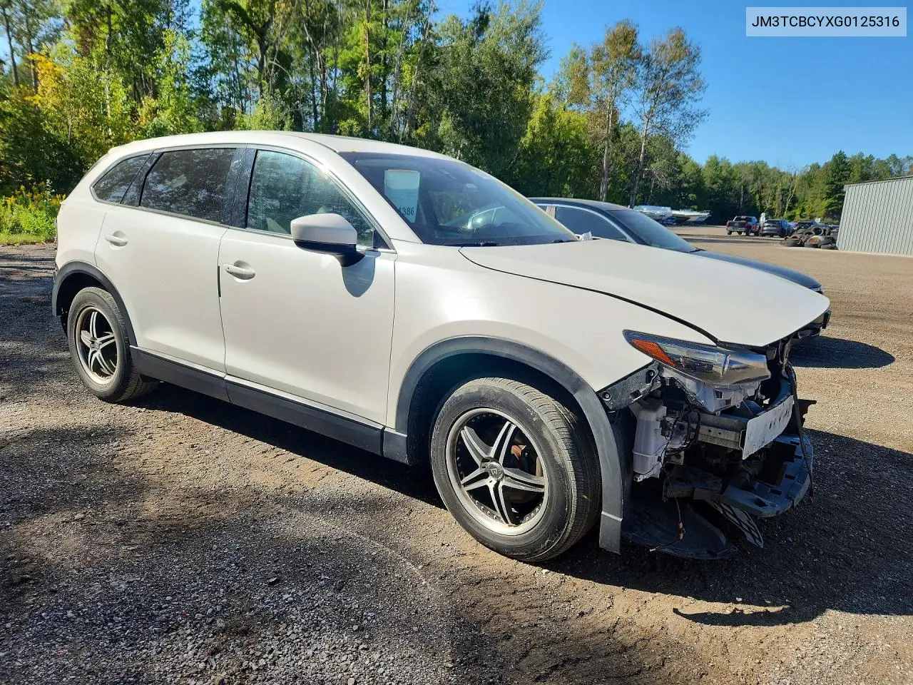 2016 MAZDA CX-9 VIN JM3TCBCYXG0125316 — фото 4