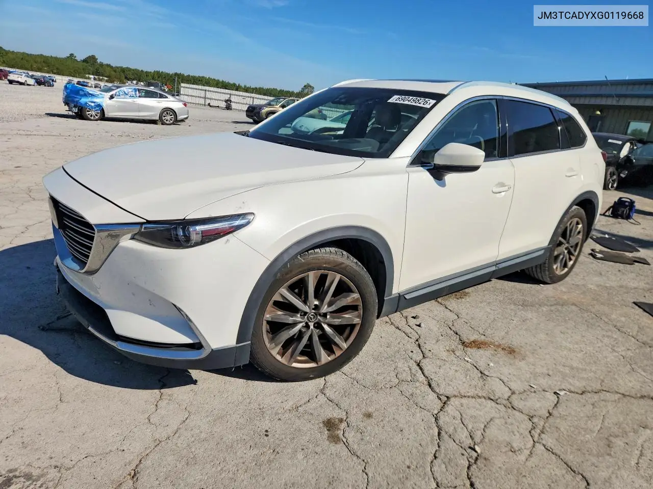 MAZDA CX-9 2016, VIN JM3TCADYXG0119668