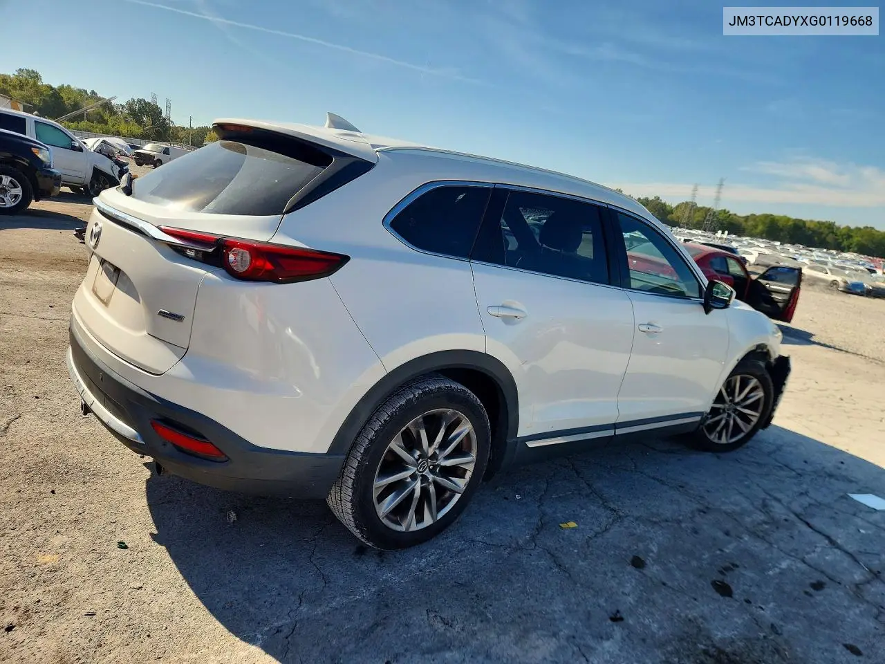 2016 MAZDA CX-9 VIN JM3TCADYXG0119668 — фото 3