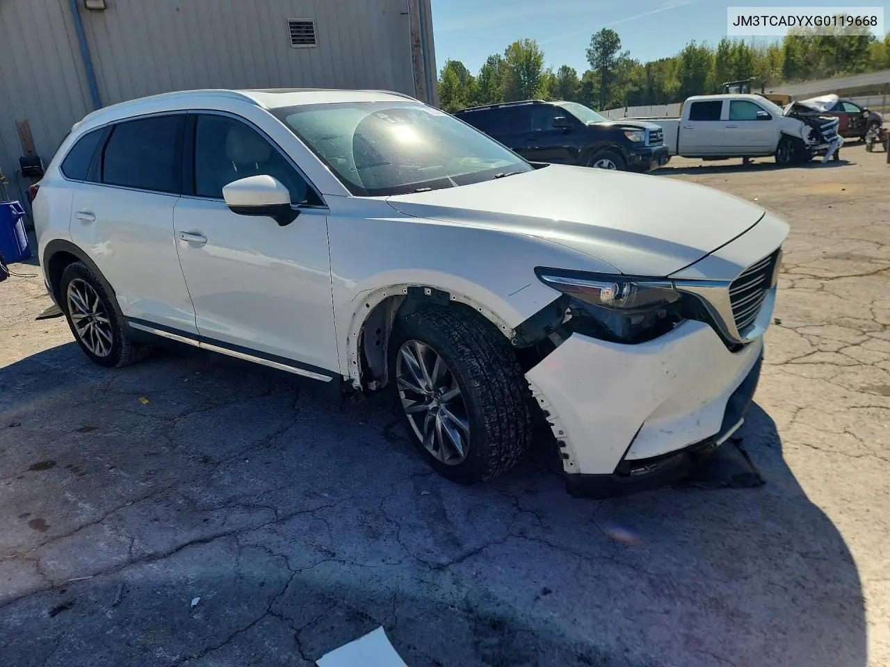 2016 MAZDA CX-9 VIN JM3TCADYXG0119668 — фото 4