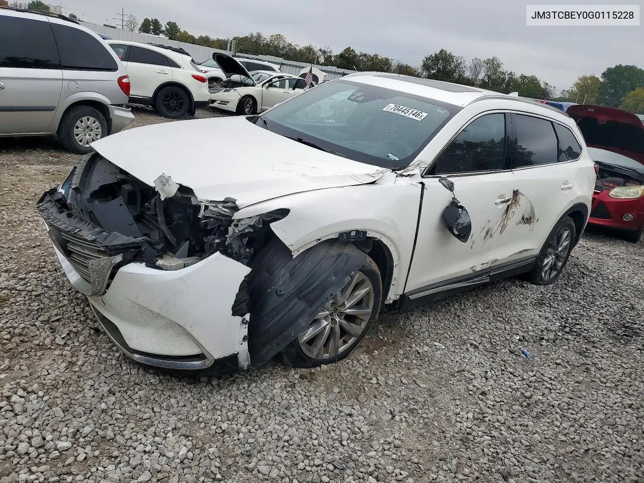 MAZDA CX-9 2016, VIN JM3TCBEY0G0115228
