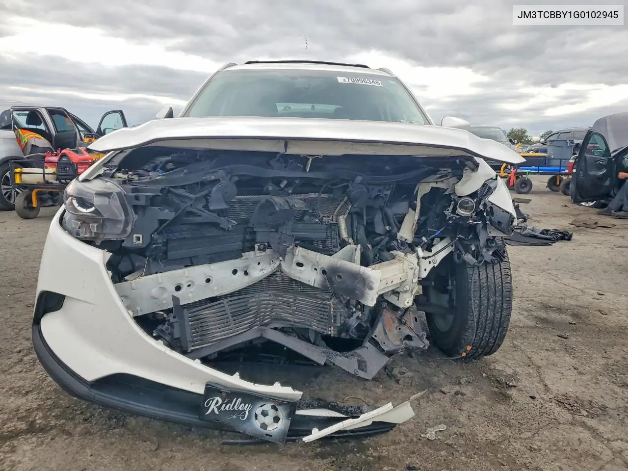 2016 MAZDA CX-9 VIN JM3TCBBY1G0102945 — фото 5