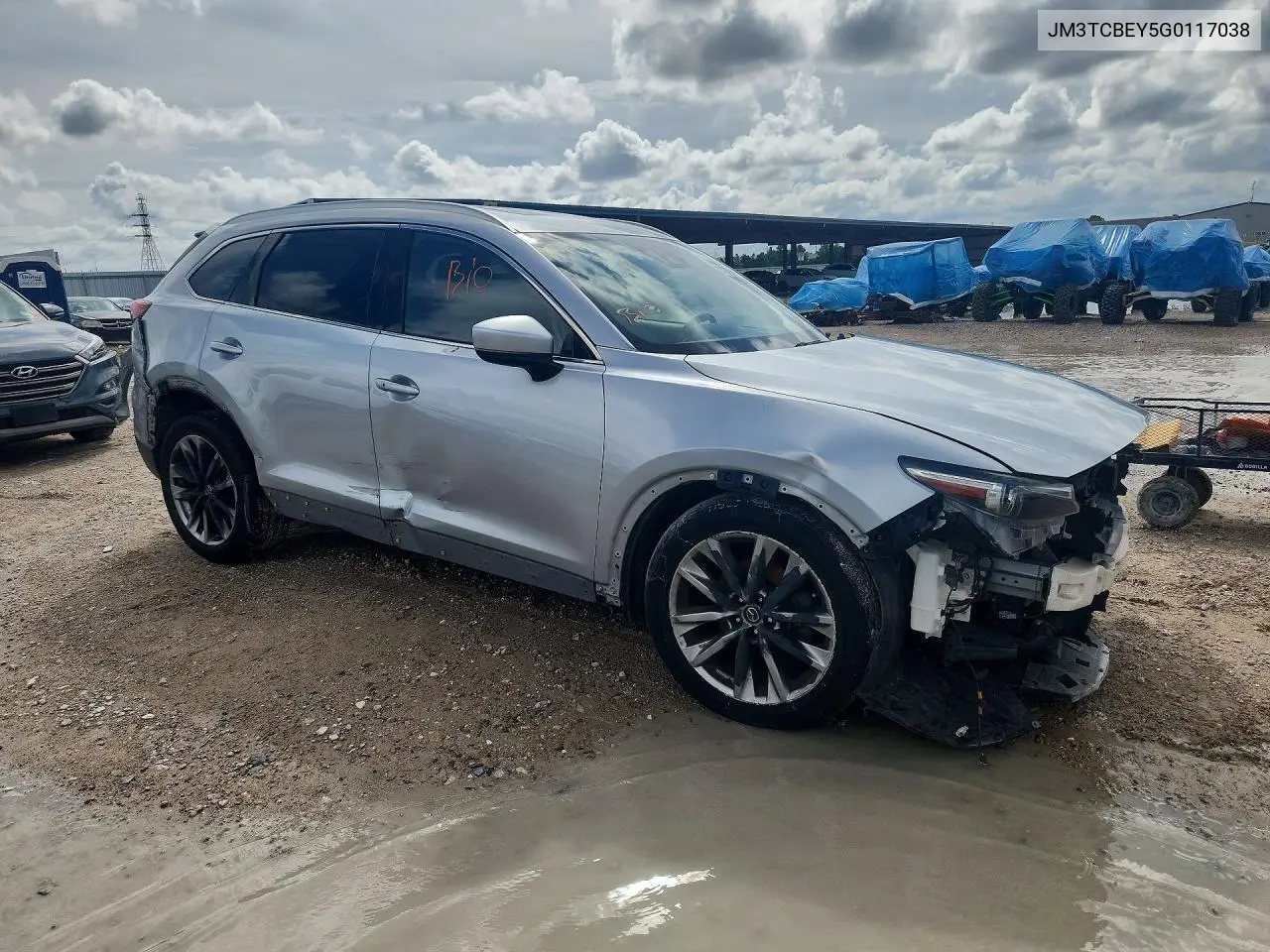 2016 MAZDA CX-9 VIN JM3TCBEY5G0117038 — фото 4