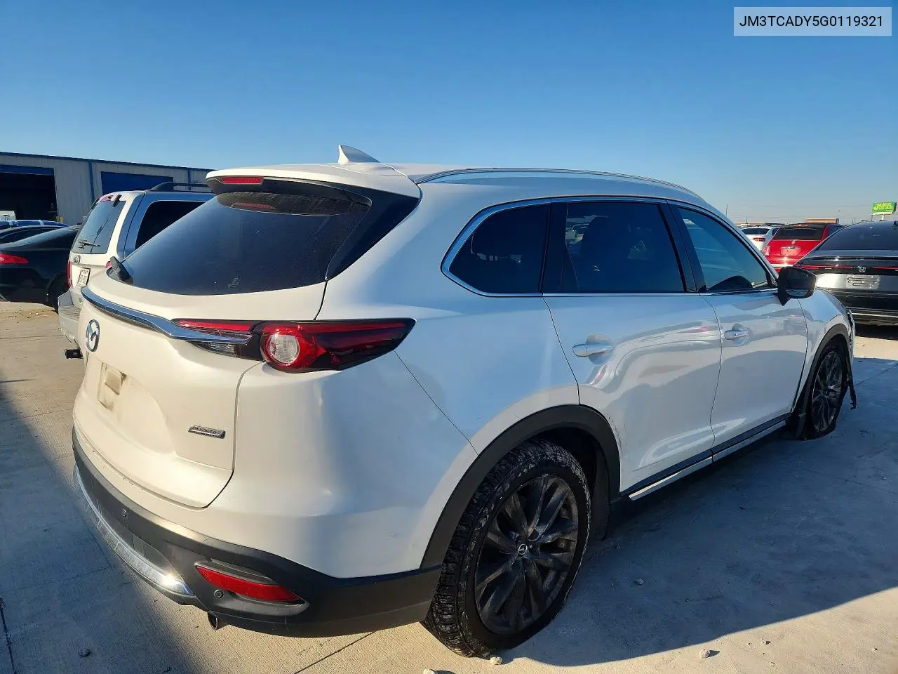 2016 MAZDA CX-9 VIN JM3TCADY5G0119321 — фото 3