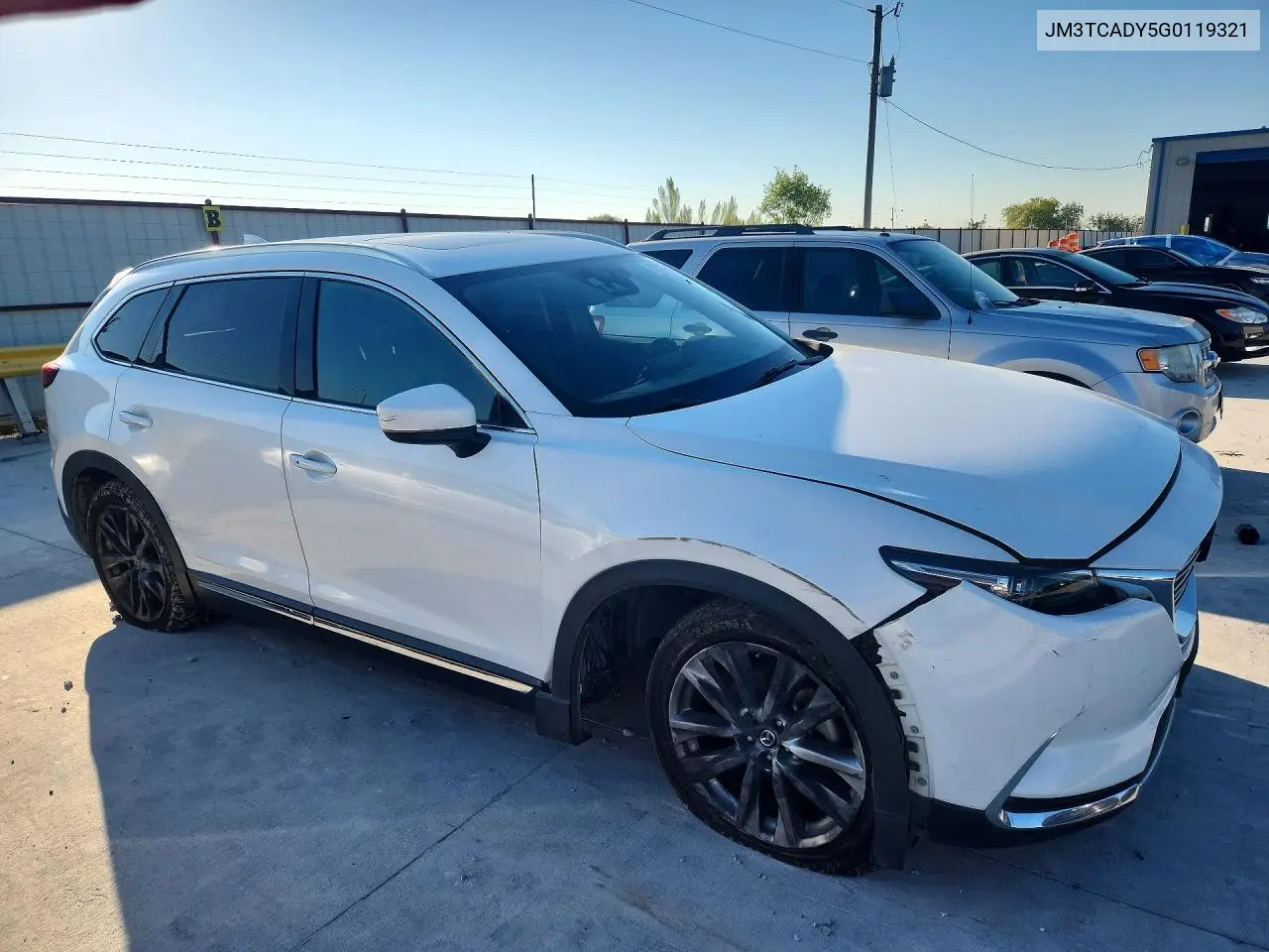 2016 MAZDA CX-9 VIN JM3TCADY5G0119321 — фото 4