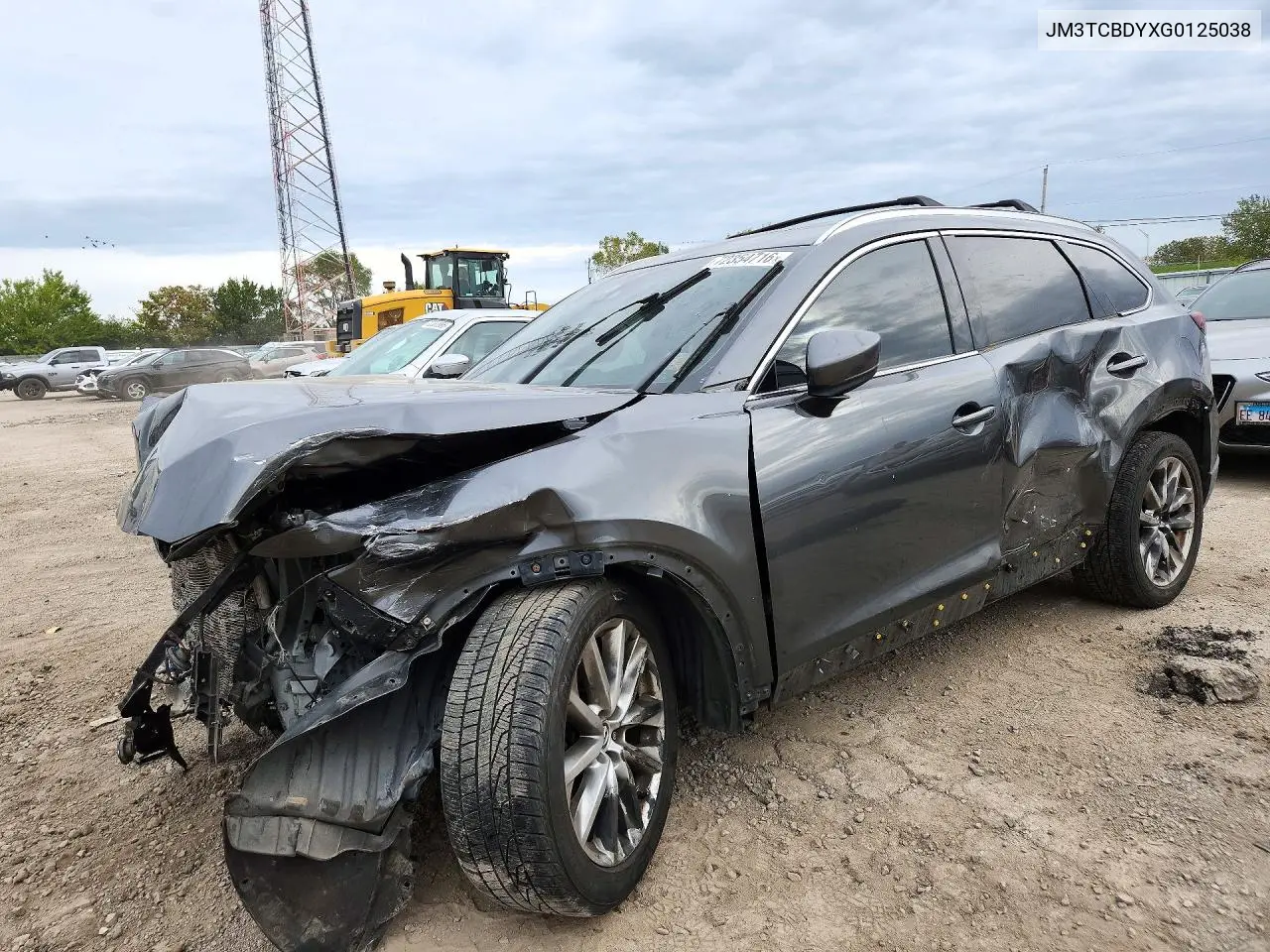 MAZDA CX-9 2016, VIN JM3TCBDYXG0125038