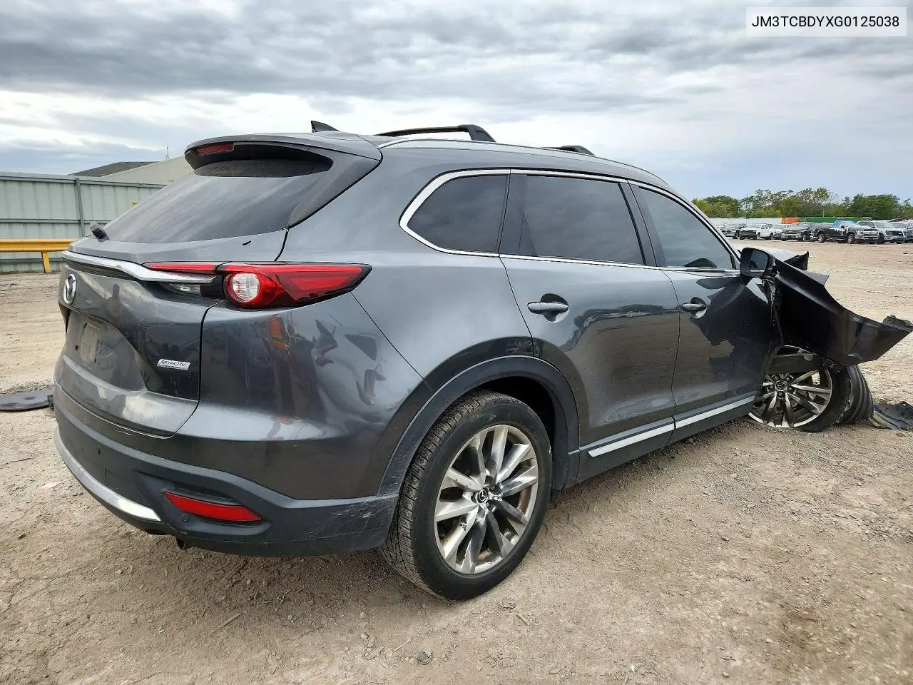 2016 MAZDA CX-9 VIN JM3TCBDYXG0125038 — фото 3