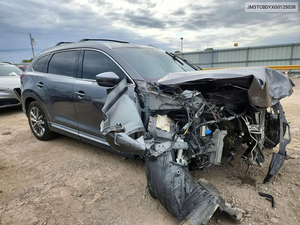 2016 MAZDA CX-9 VIN JM3TCBDYXG0125038 — фото 4