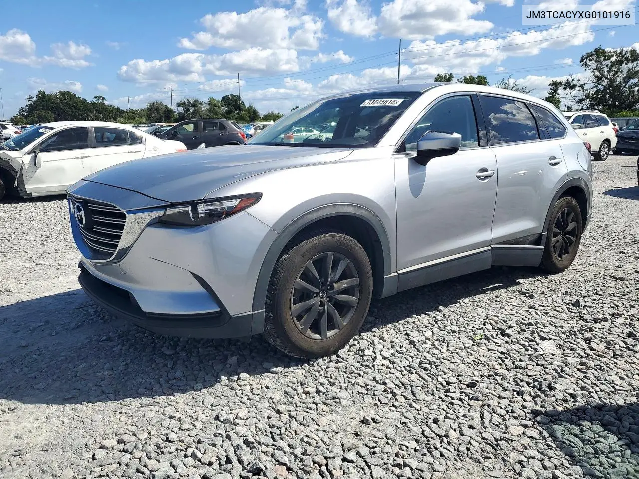 MAZDA CX-9 2016, VIN JM3TCACYXG0101916