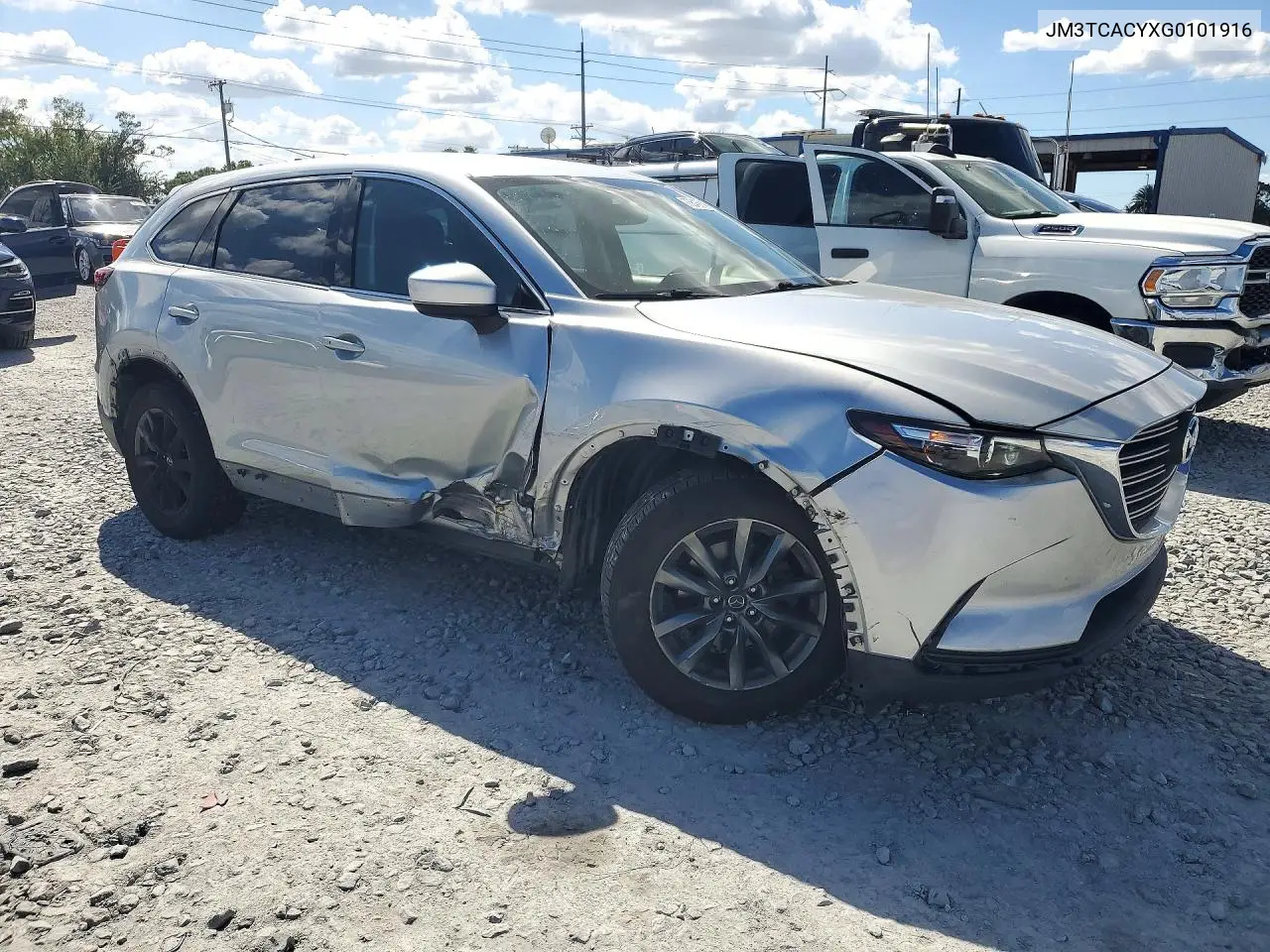 2016 MAZDA CX-9 VIN JM3TCACYXG0101916 — фото 4