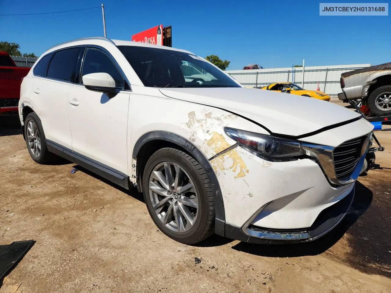 2017 MAZDA CX-9 VIN JM3TCBEY2H0131688 — фото 4