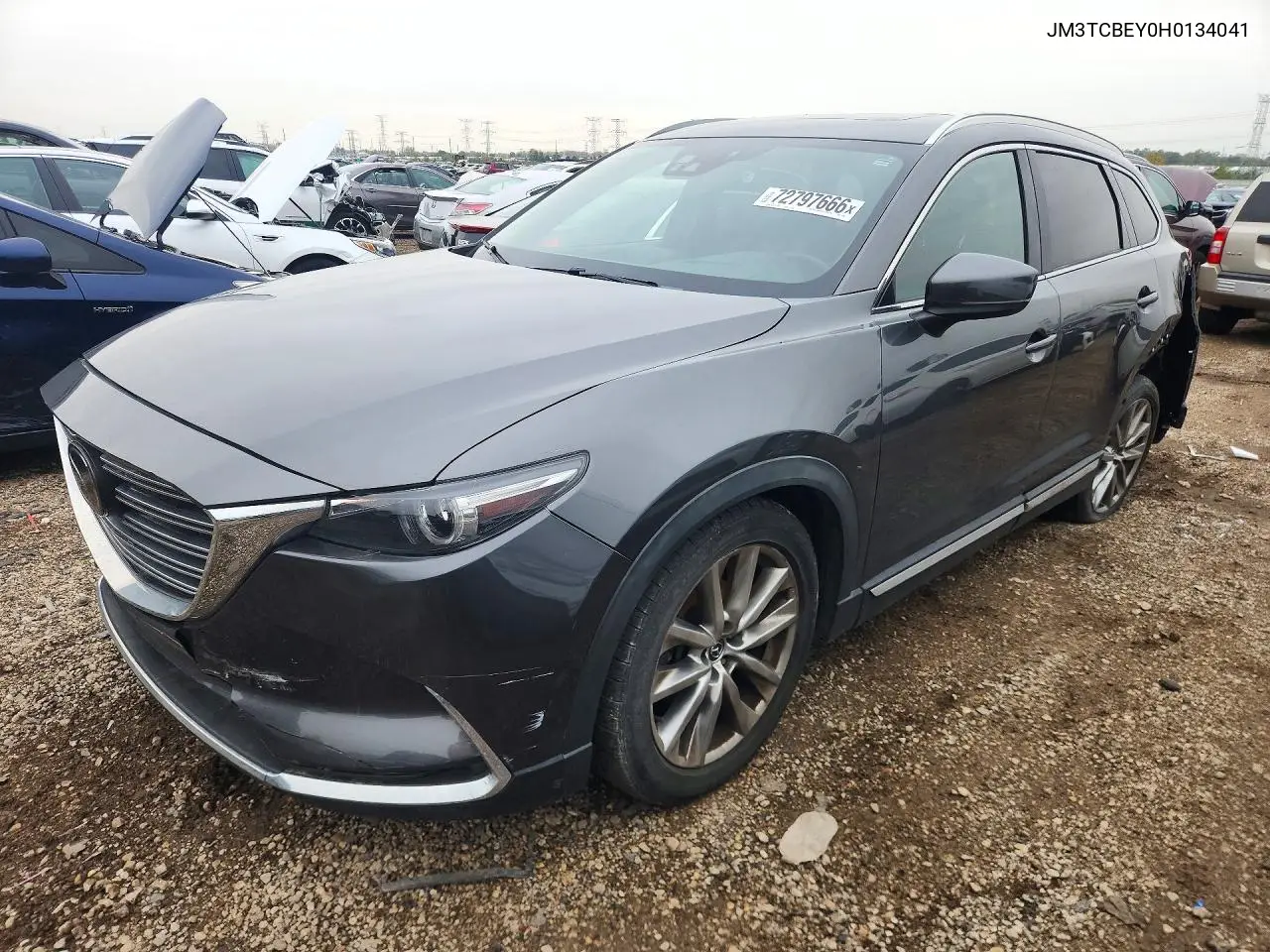 MAZDA CX-9 2017, VIN JM3TCBEY0H0134041