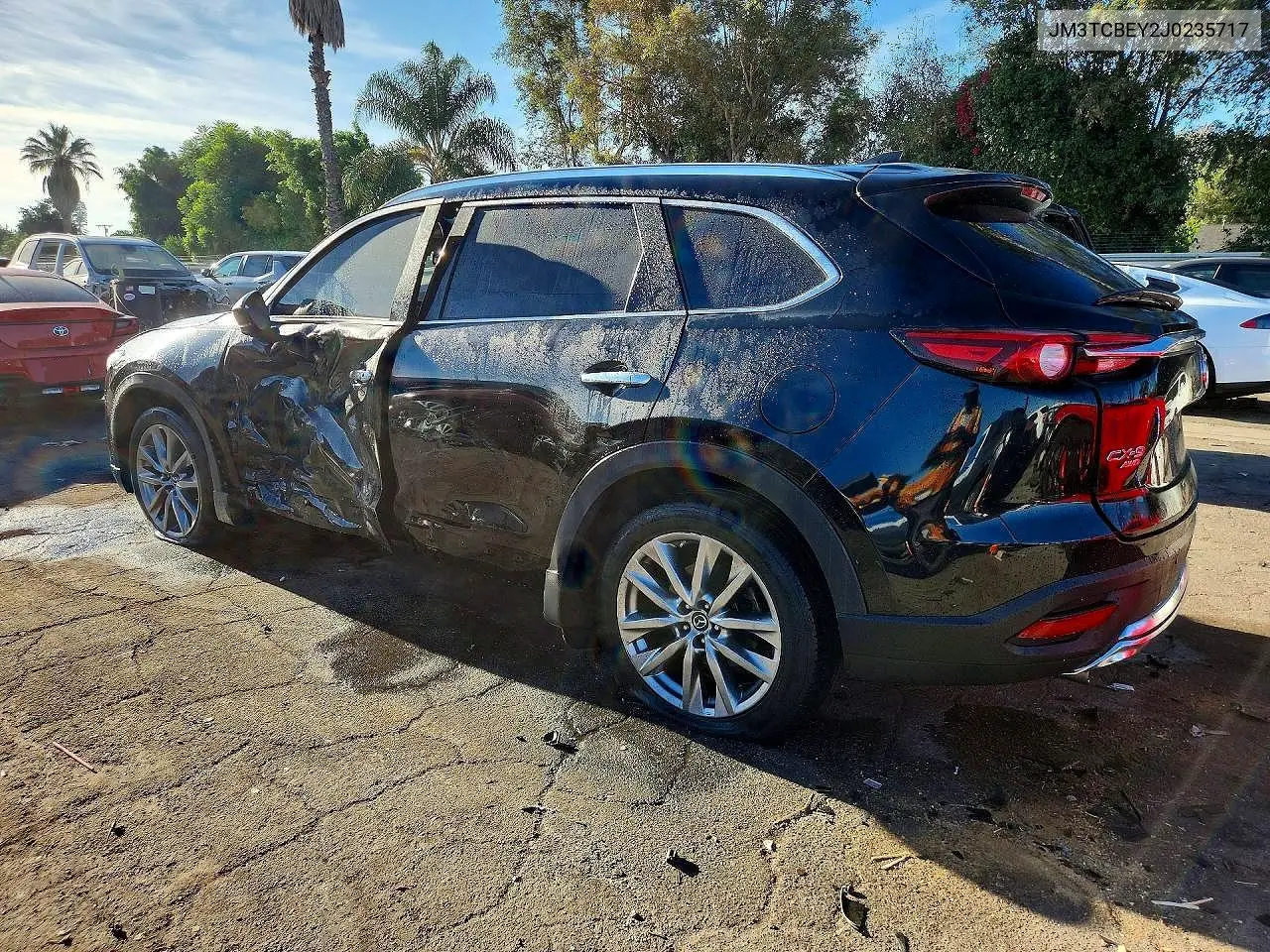 2018 MAZDA CX-9 VIN JM3TCBEY2J0235717 — фото 3