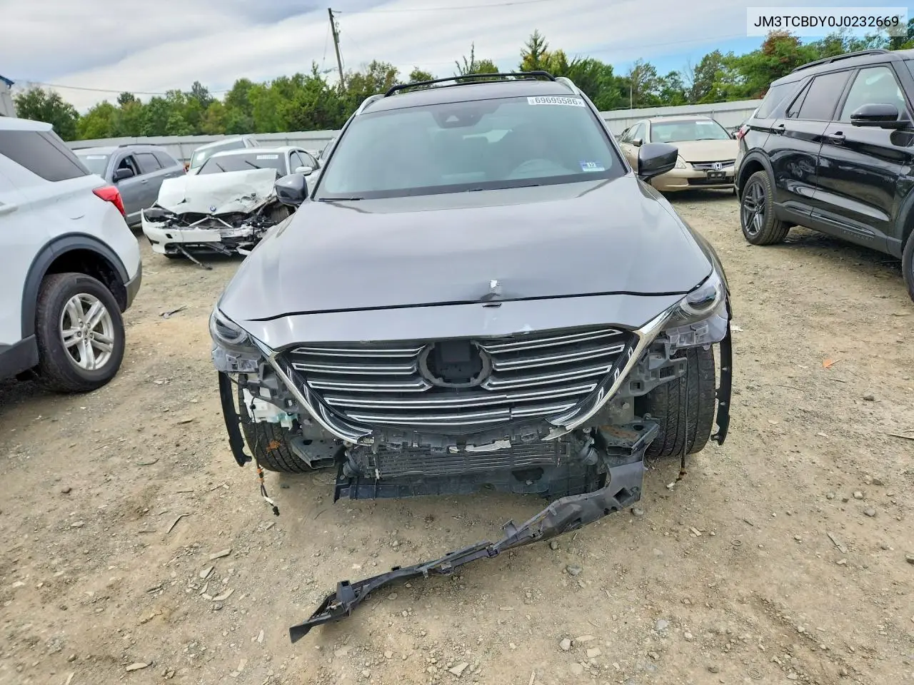 2018 MAZDA CX-9 VIN JM3TCBDY0J0232669 — фото 5
