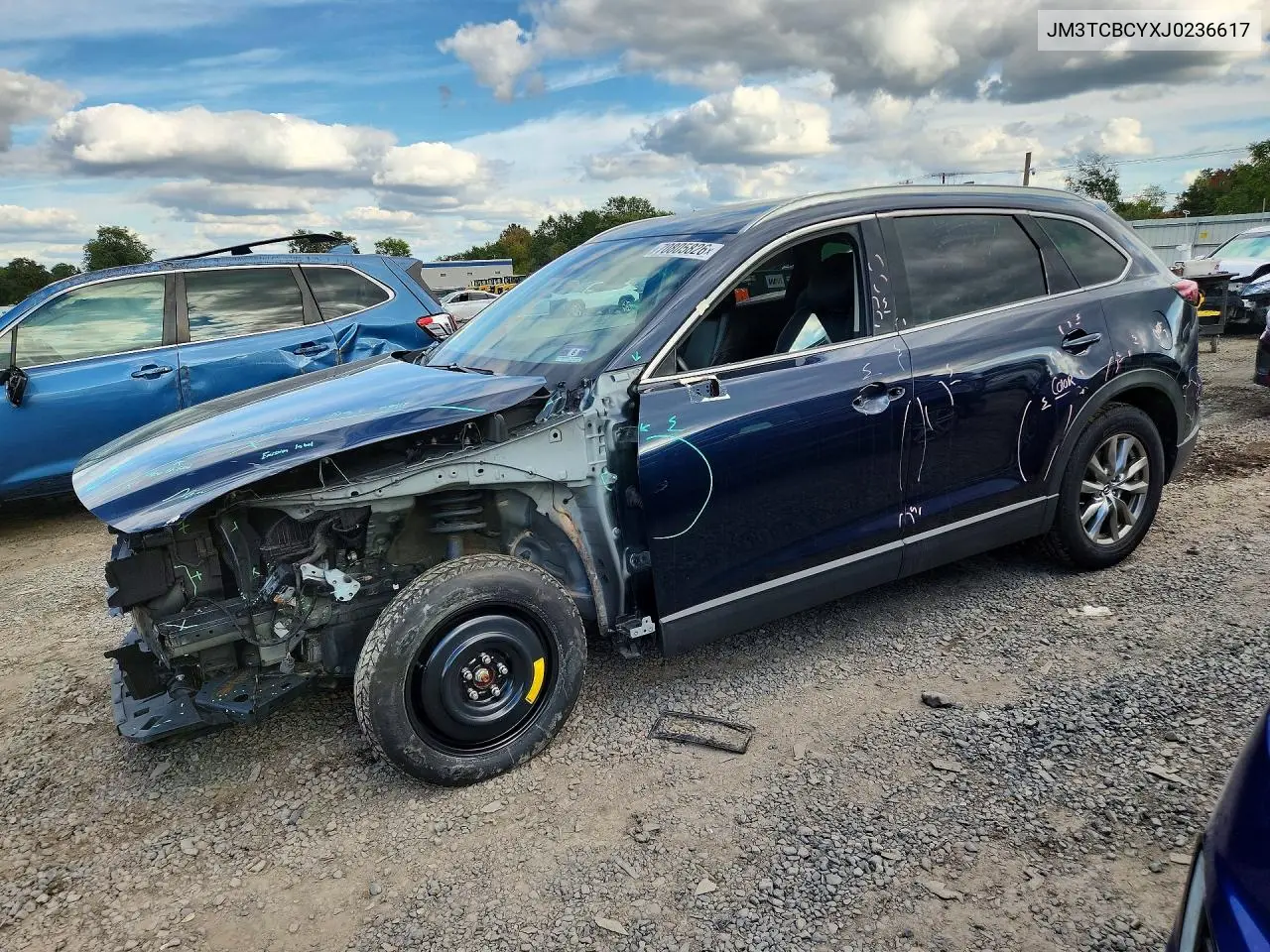 MAZDA CX-9 2018, VIN JM3TCBCYXJ0236617