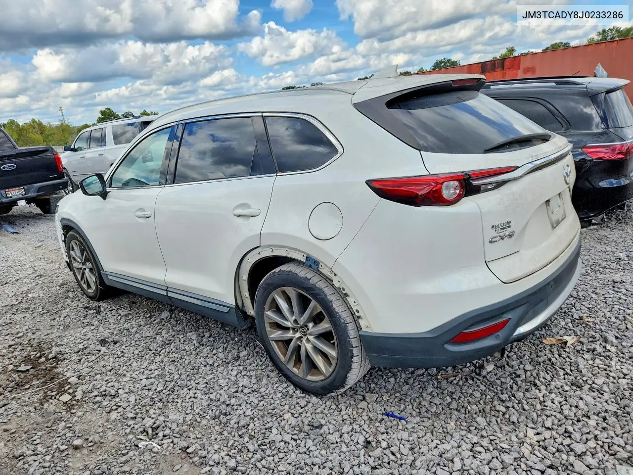 2018 MAZDA CX-9 VIN JM3TCADY8J0233286 — фото 2