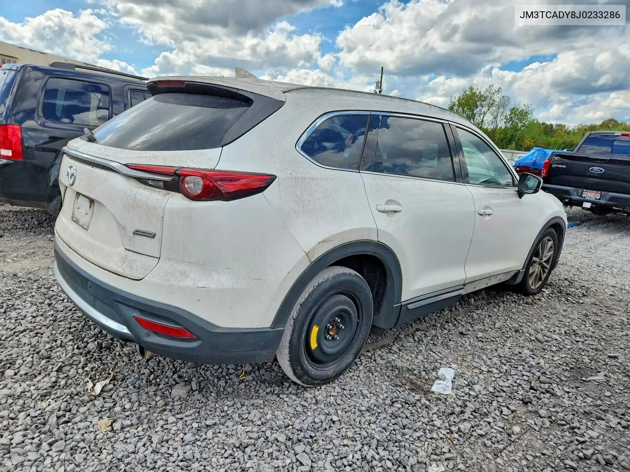 2018 MAZDA CX-9 VIN JM3TCADY8J0233286 — фото 3