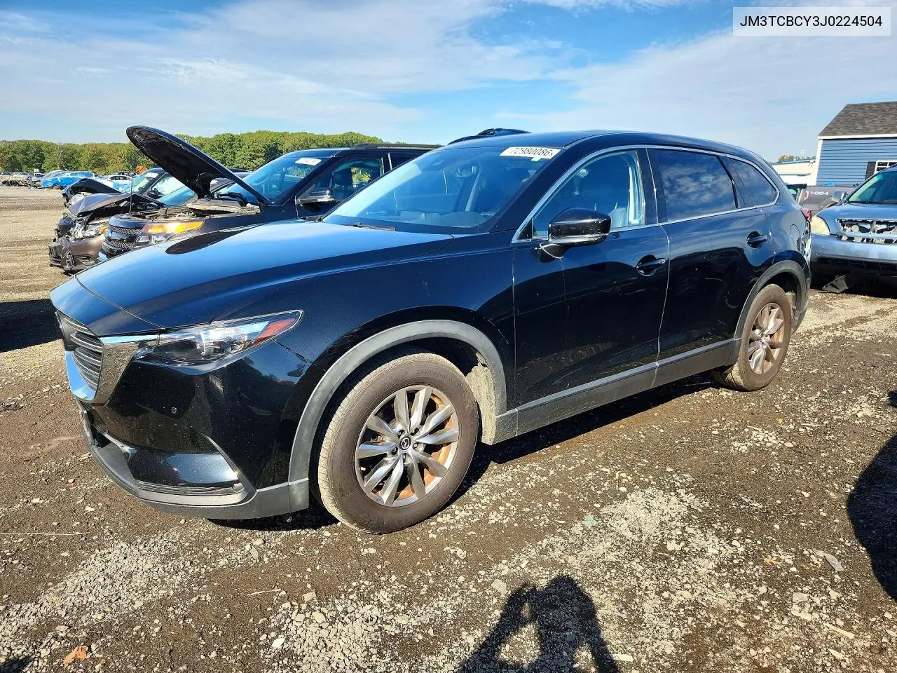 MAZDA CX-9 2018, VIN JM3TCBCY3J0224504