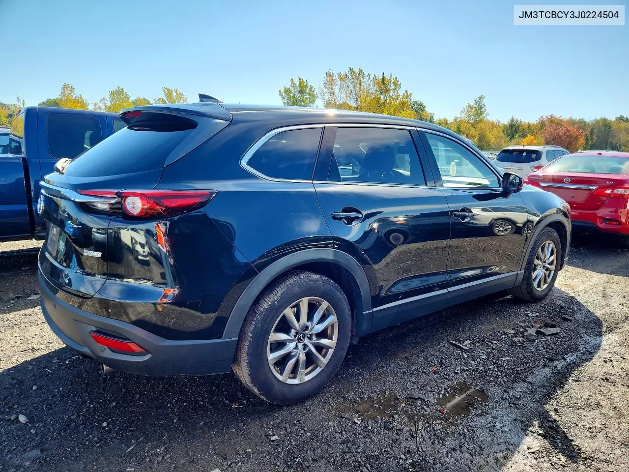 2018 MAZDA CX-9 VIN JM3TCBCY3J0224504 — фото 3