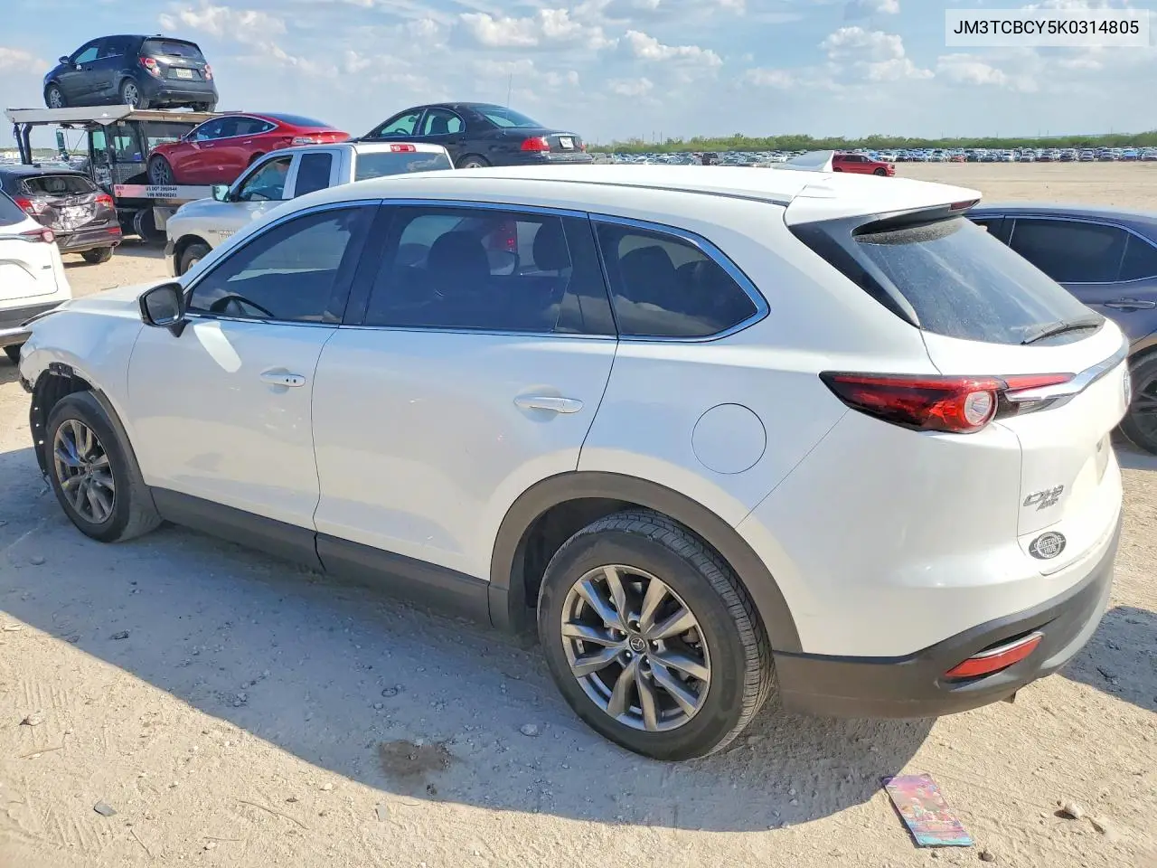 2019 MAZDA CX-9 VIN JM3TCBCY5K0314805 — фото 2