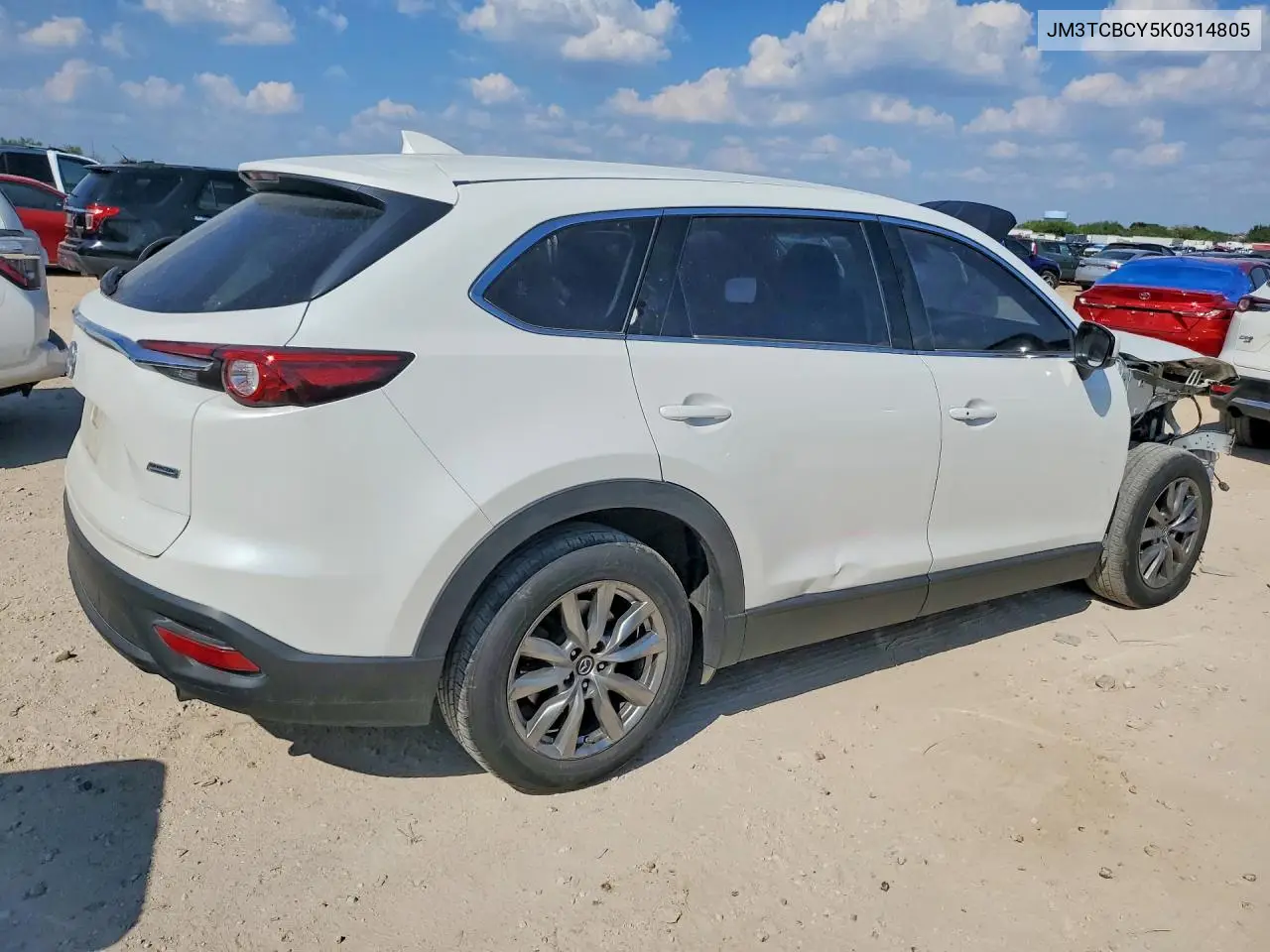2019 MAZDA CX-9 VIN JM3TCBCY5K0314805 — фото 3