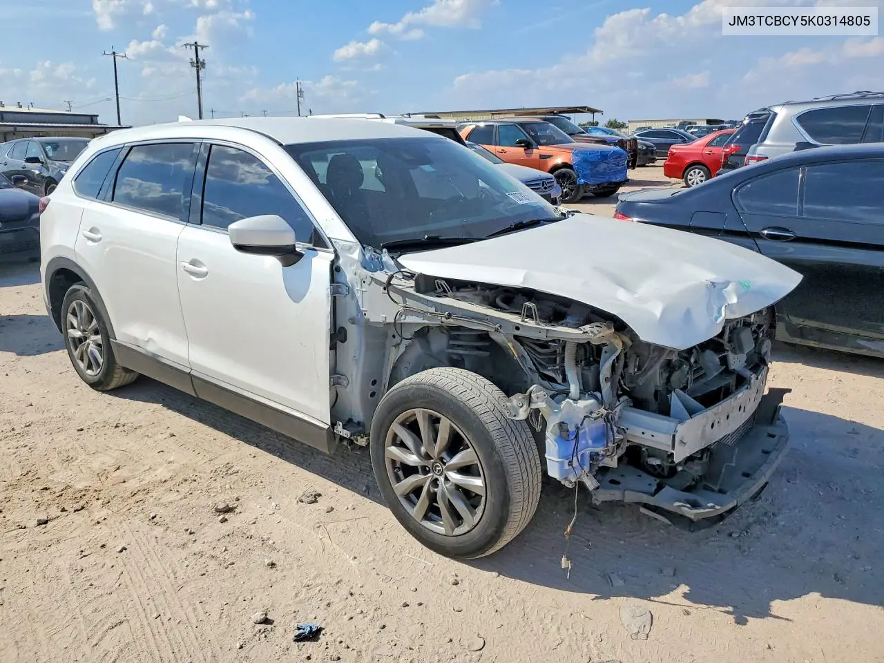 2019 MAZDA CX-9 VIN JM3TCBCY5K0314805 — фото 4