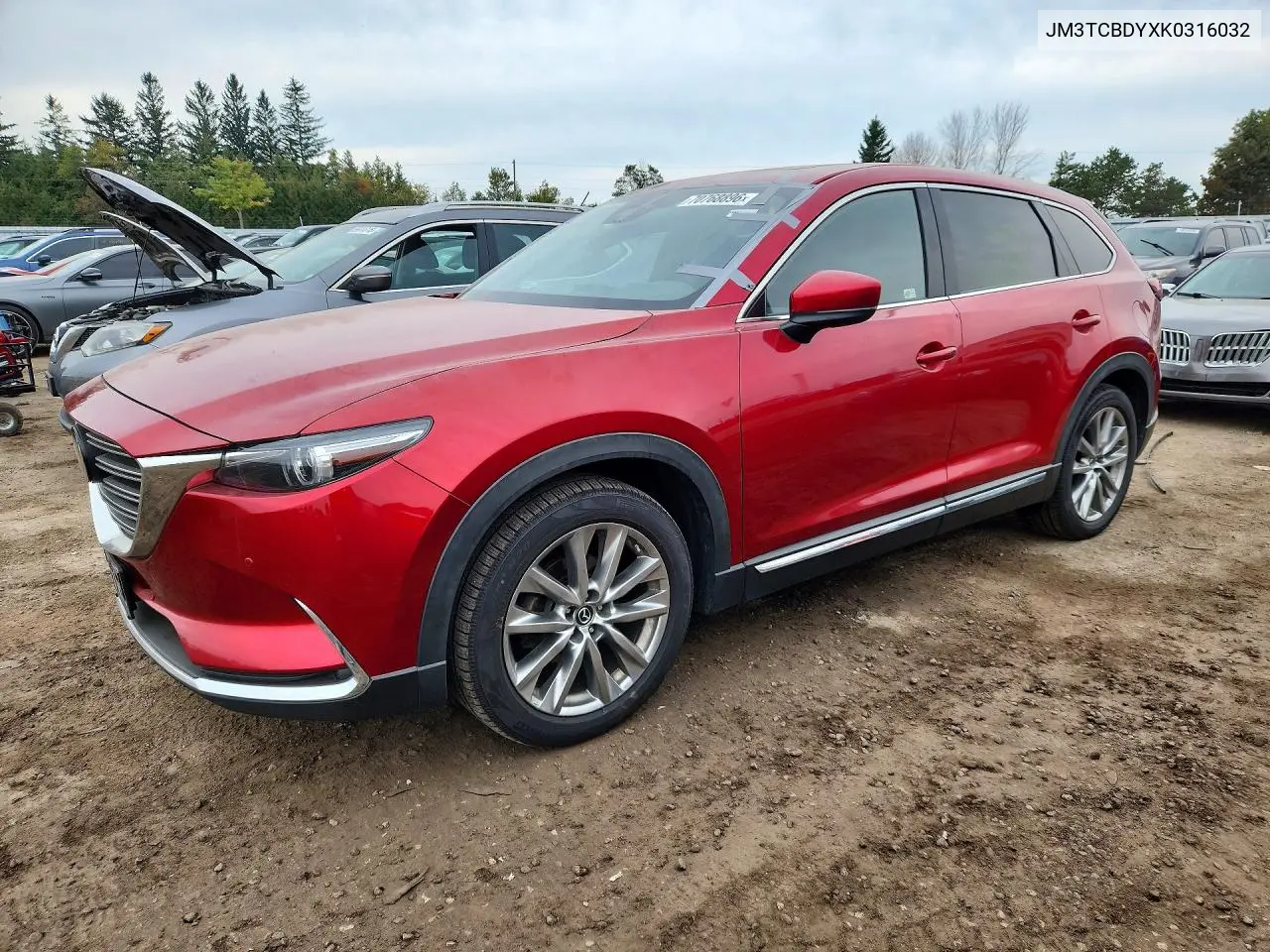 MAZDA CX-9 2019, VIN JM3TCBDYXK0316032