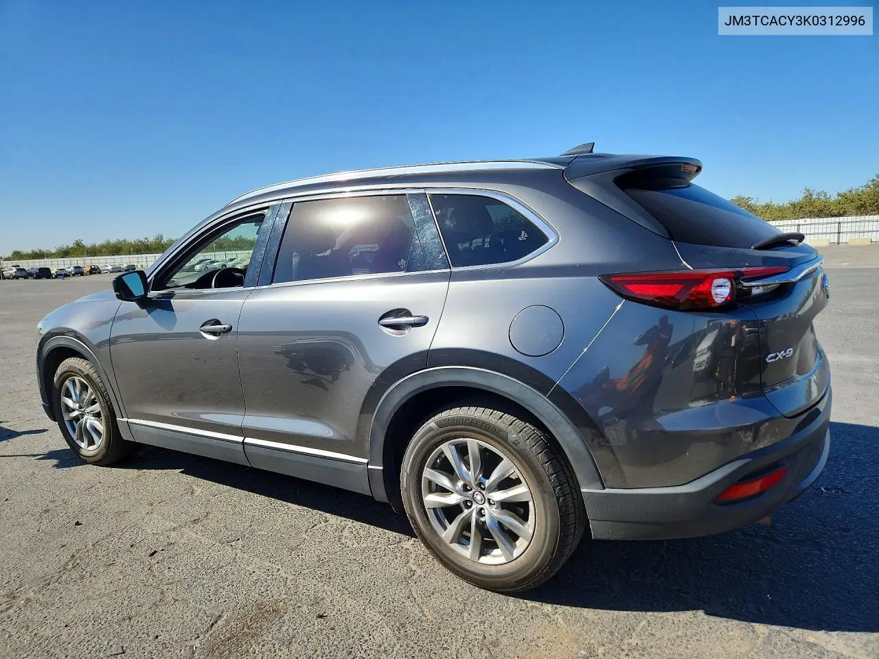 2019 MAZDA CX-9 VIN JM3TCACY3K0312996 — фото 2