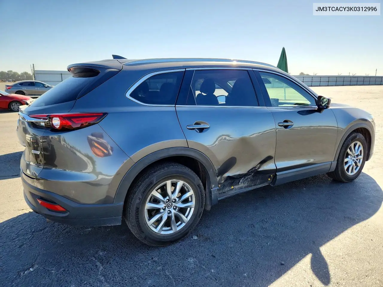 2019 MAZDA CX-9 VIN JM3TCACY3K0312996 — фото 3