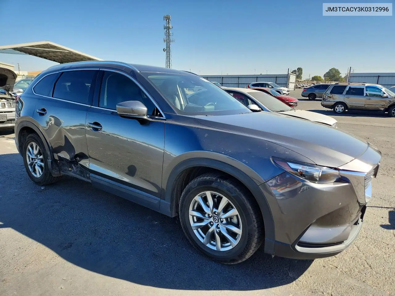 2019 MAZDA CX-9 VIN JM3TCACY3K0312996 — фото 4