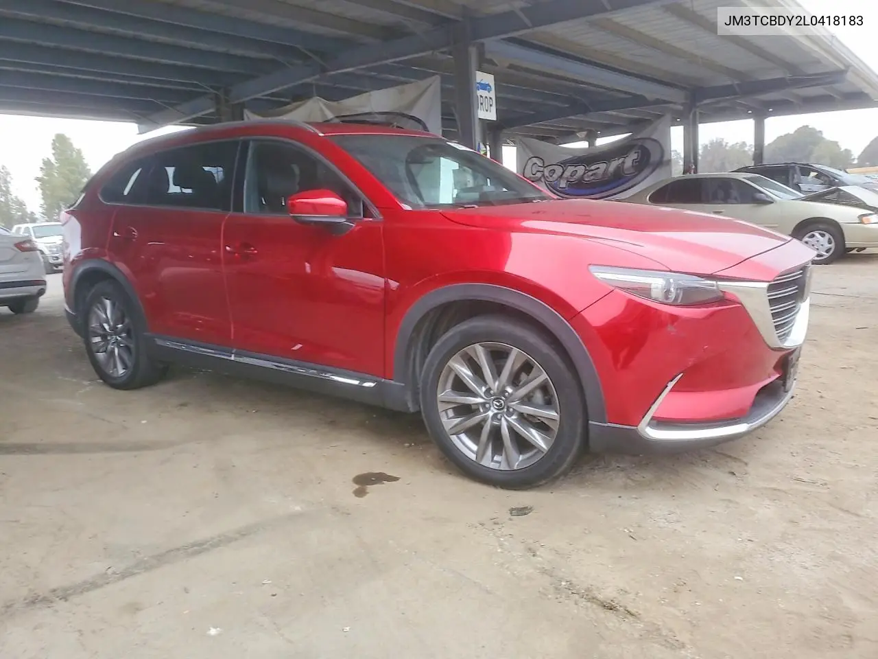 2020 MAZDA CX-9 VIN JM3TCBDY2L0418183 — фото 4