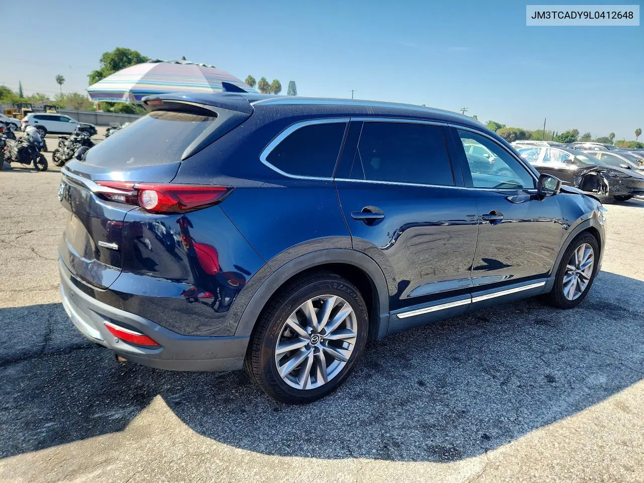 2020 MAZDA CX-9 VIN JM3TCADY9L0412648 — фото 3