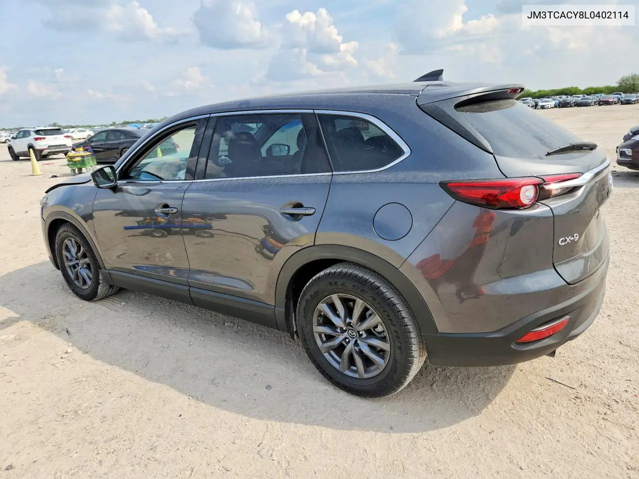 2020 MAZDA CX-9 VIN JM3TCACY8L0402114 — фото 2