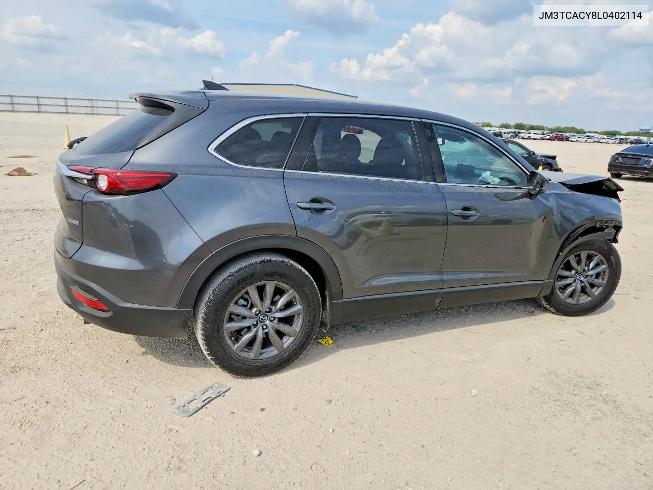 2020 MAZDA CX-9 VIN JM3TCACY8L0402114 — фото 3