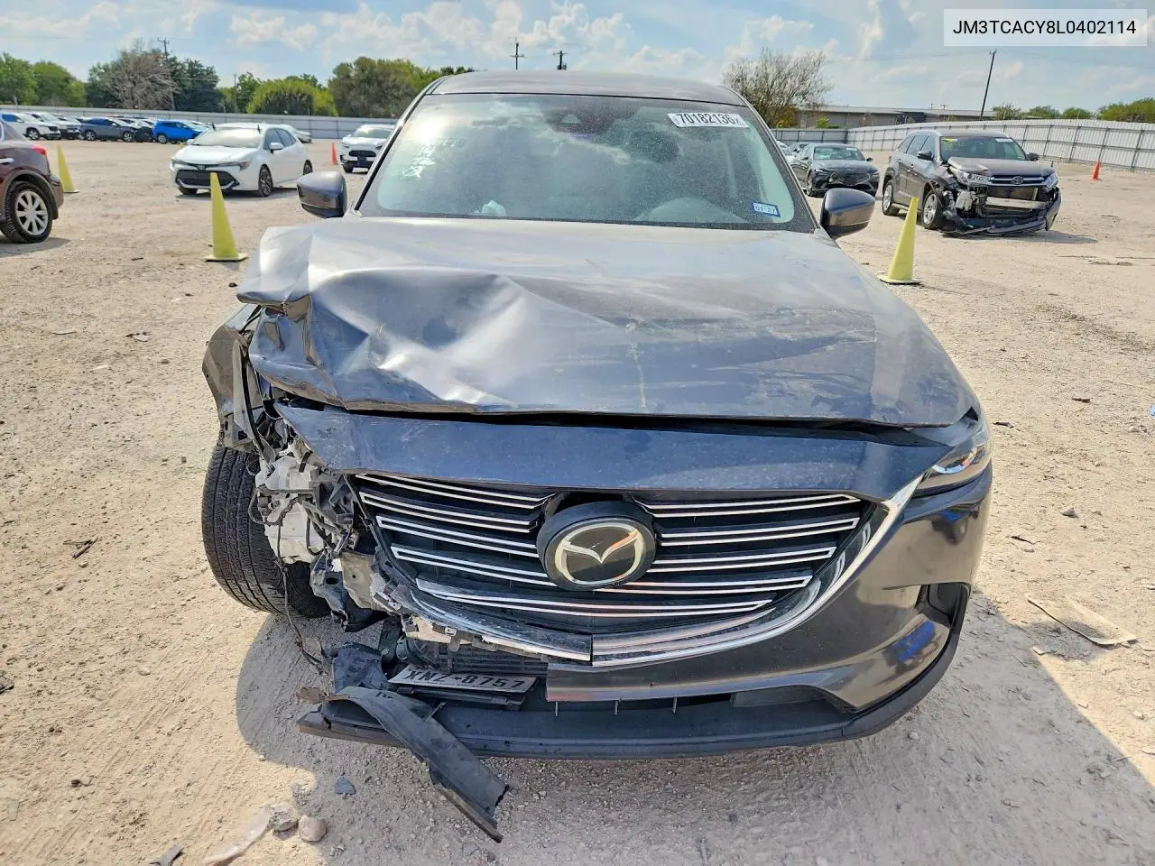 2020 MAZDA CX-9 VIN JM3TCACY8L0402114 — фото 5