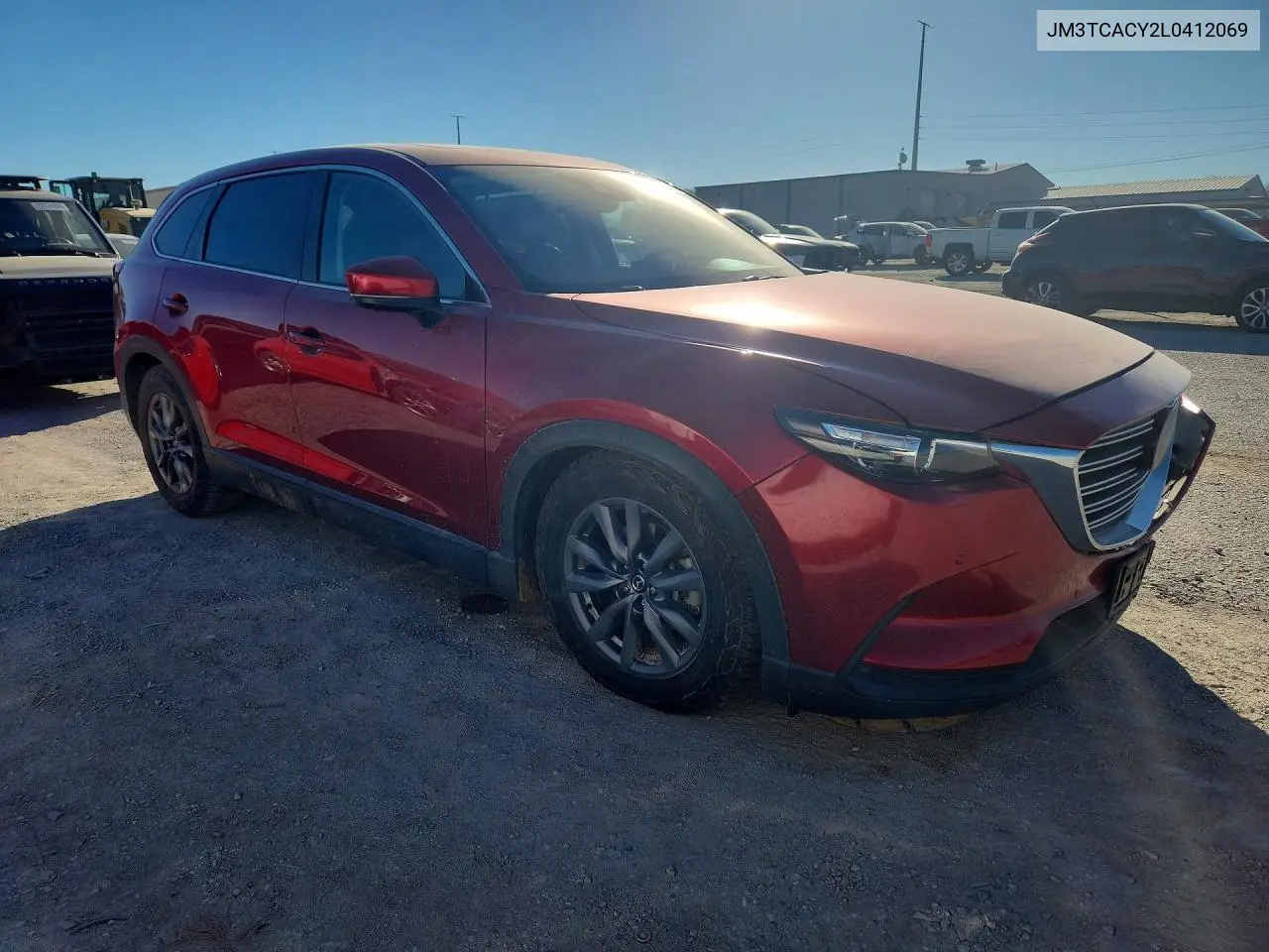 2020 MAZDA CX-9 VIN JM3TCACY2L0412069 — фото 4